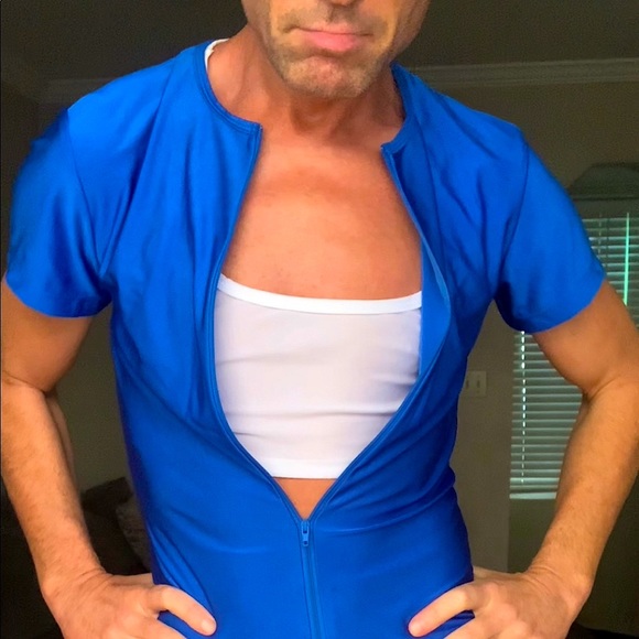 Men’s Short Sleeve Jump Suit - Picture 5 of 10